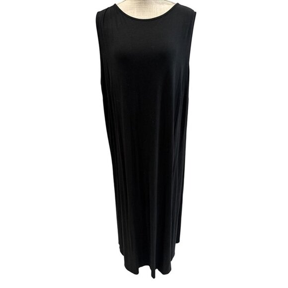 Black Sleeveless Maxi Dress - Picture 9 of 9